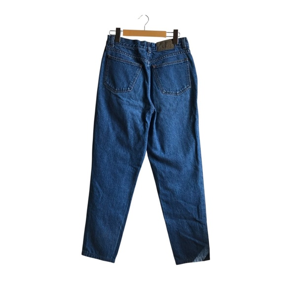 Vintage Abercrombie & Fitch Blue Straight Jeans High-Rise Size 10 Taper Mom - Picture 8 of 16